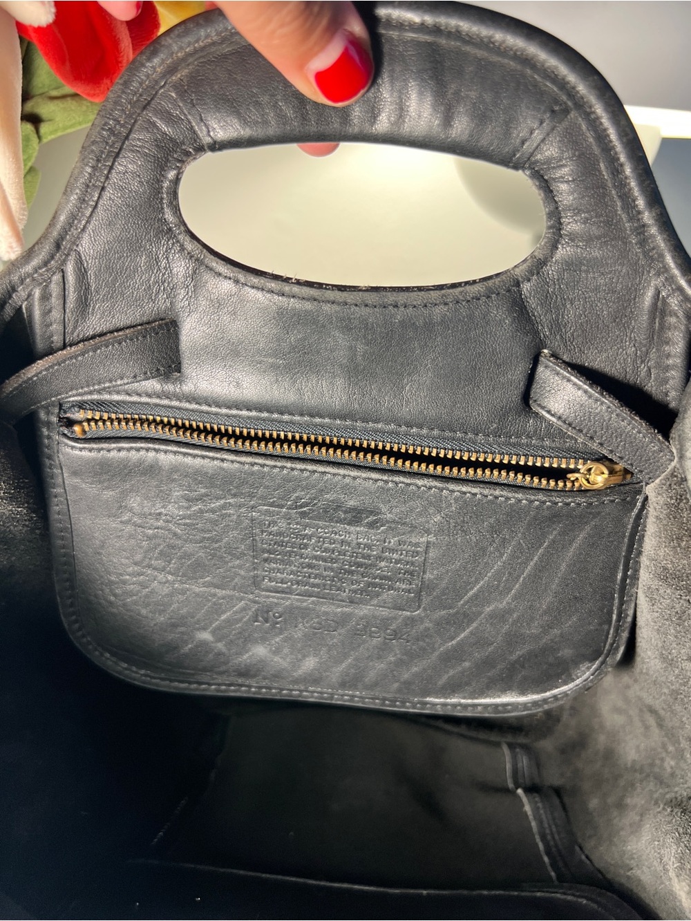 VINTAGE Coach 9994 1996 Convertible Backpack Bucket Bag Black Leather made  USA - Picture 12 of 16